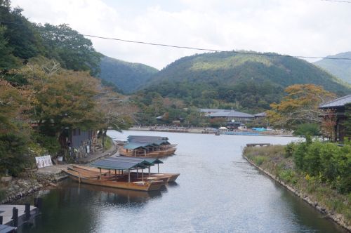 קיוטו Arashiyama שייט בנהר